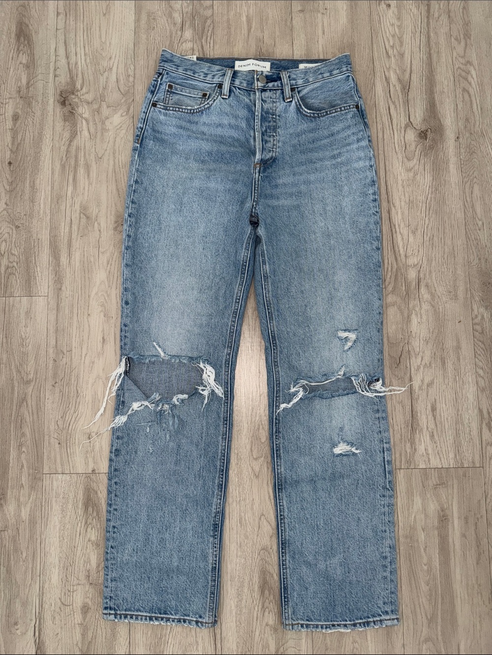 Denim forum the Joni high rise loose denim